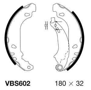 MOTAQUIP fékpofakészlet - VBS602 - TothCarparts
