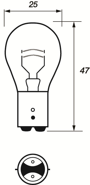 MOTAQUIP izzó, zárófény - VBU380 - TothCarparts