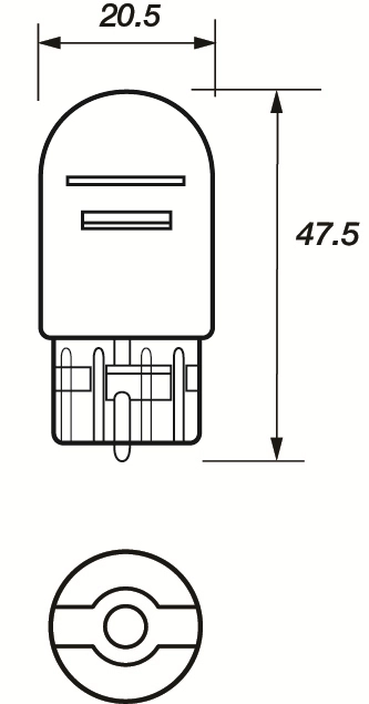 MOTAQUIP izzó, féklámpa - VBU380W - TothCarparts