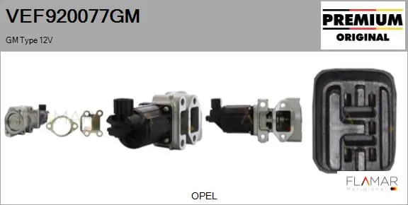 FLAMAR AGR-szelep - VEF920077GM - TothCarparts