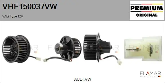 FLAMAR Utastér-ventilátor - VHF150037VW - TothCarparts