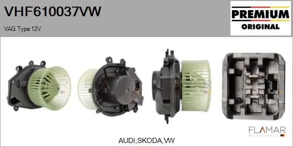 FLAMAR Utastér-ventilátor - VHF610037VW - TothCarparts