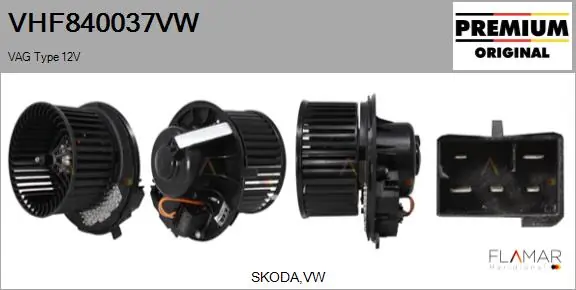 FLAMAR Utastér-ventilátor - VHF840037VW - TothCarparts