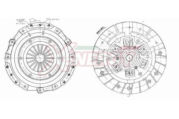 AP XENERGY kuplungkészlet - VKFTA800726 - TothCarparts