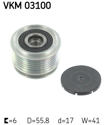 SKF generátor szabadonfutó - VKM 03100 - TothCarparts