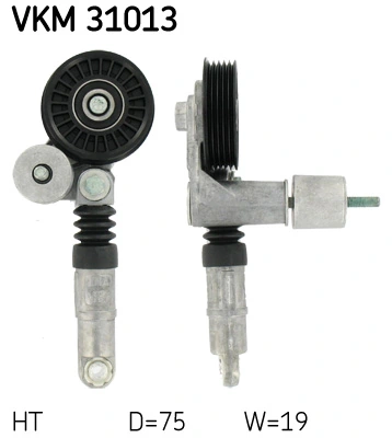 SKF Szíjfeszítő, hosszbordás szíj - VKM 31013 - TothCarparts