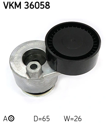 SKF Szíjfeszítő, hosszbordás szíj - VKM 36058 - TothCarparts
