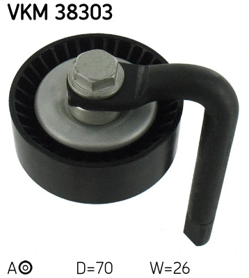 SKF feszítőgörgő, hosszbordás szíj - VKM 38303 - TothCarparts