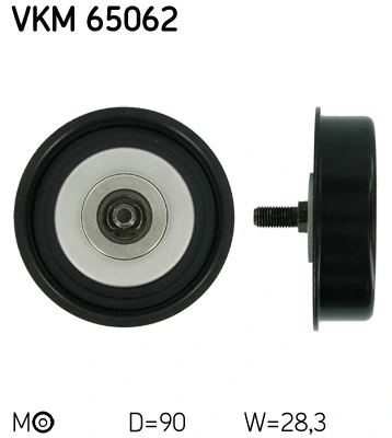 SKF Szíjfeszítő, hosszbordás szíj - VKM 65062 - TothCarparts