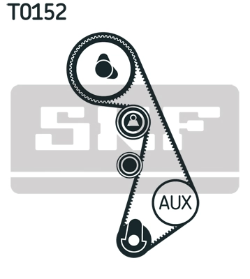 SKF Fogasszíjkészlet - VKMA 01008 - TothCarparts