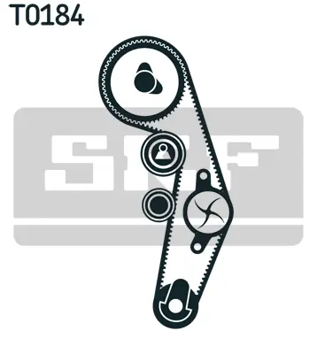 SKF Fogasszíjkészlet - VKMA 01250 - TothCarparts