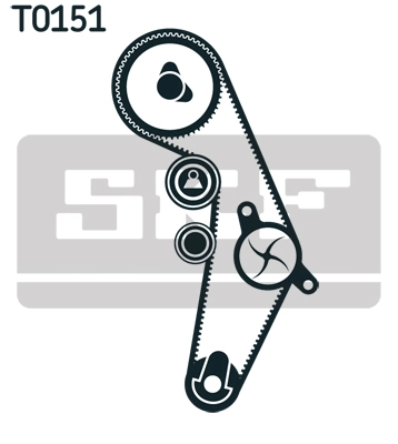 SKF Fogasszíjkészlet - VKMA 01918 - TothCarparts
