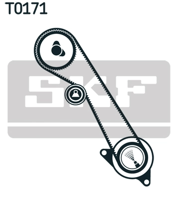 SKF Fogasszíjkészlet - VKMA 04108 - TothCarparts
