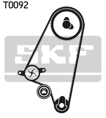 SKF Fogasszíjkészlet - VKMA 05121 - TothCarparts