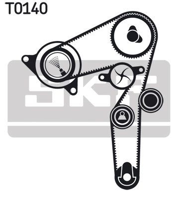 SKF Fogasszíjkészlet - VKMA 05193 - TothCarparts
