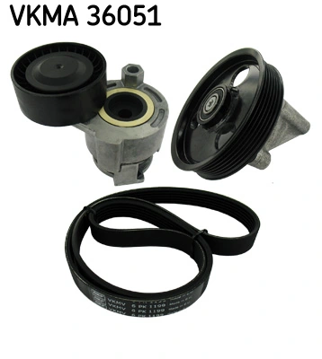 SKF hosszbordás szíj készlet - VKMA 36051 - TothCarparts