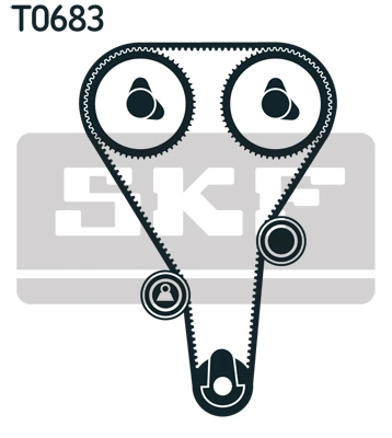 SKF Fogasszíjkészlet - VKMA 94010 - TothCarparts