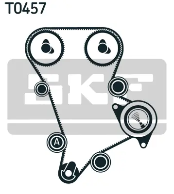 SKF Fogasszíjkészlet - VKMA 94509 - TothCarparts