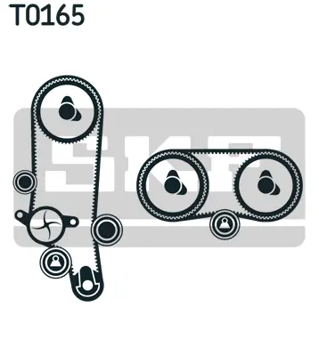 SKF Vízpumpa + fogasszíj készlet - VKMC 01121-2 - TothCarparts