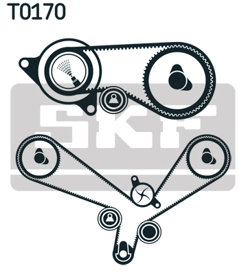 SKF Vízpumpa + fogasszíj készlet - VKMC 01952 - TothCarparts