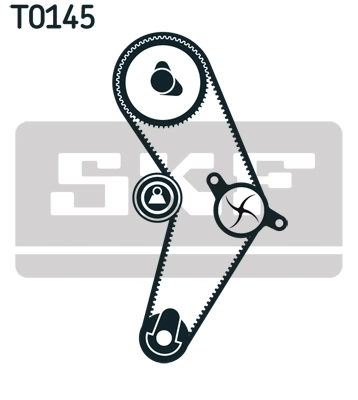 SKF Vízpumpa + fogasszíj készlet - VKMC 02204-3 - TothCarparts