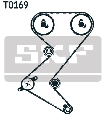 SKF Vízpumpa + fogasszíj készlet - VKMC 03263 - TothCarparts