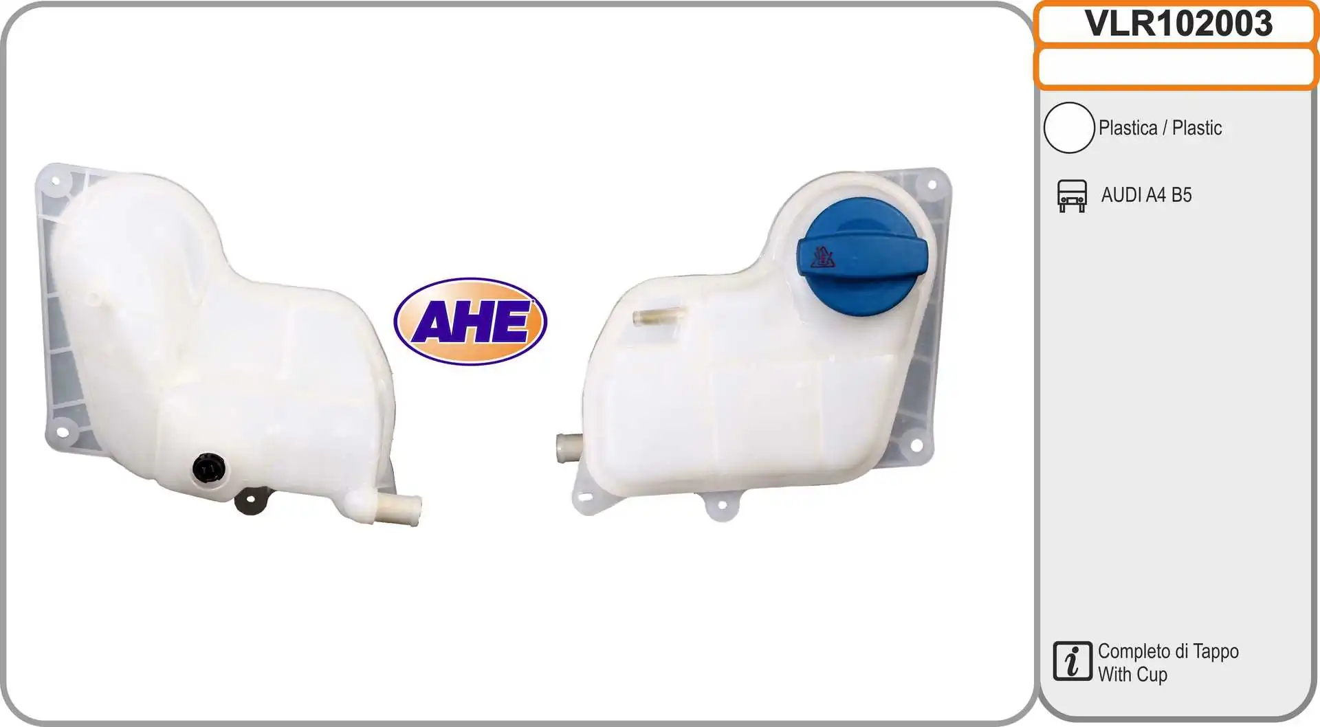 AHE kiegyenlítőtartály, hűtőfolyadék - VLR102003 - TothCarparts