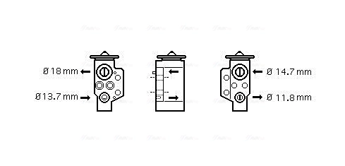 AVA Clever Choice táguló szelep, klímaberendezés - VN1243 - TothCarparts