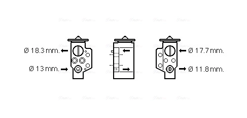 AVA Clever Choice táguló szelep, klímaberendezés - VN1311 - TothCarparts