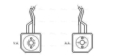 AVA Clever Choice Olajhűtő, motorolaj - VN3100 - TothCarparts