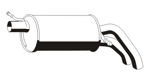 VEGAZ GmbH hátsó hangtompító - VS-290ERNS - TothCarparts