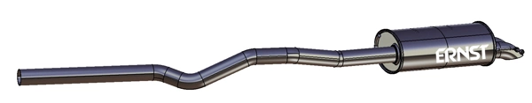 VEGAZ GmbH hátsó hangtompító - VS-418ERNS - TothCarparts