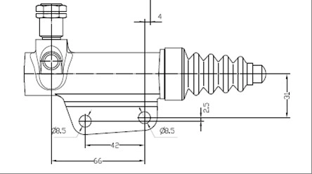 MOTAQUIP munkahenger, kuplung - VSC118 - TothCarparts