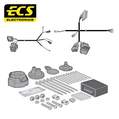 ECS elektromos készlet, vonóhorog - VW19007MU - TothCarparts
