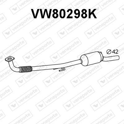 VENEPORTE katalizátor - VW80298K - TothCarparts