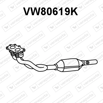 VENEPORTE katalizátor - VW80619K - TothCarparts