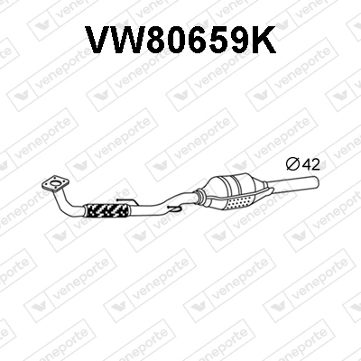 VENEPORTE katalizátor - VW80659K - TothCarparts
