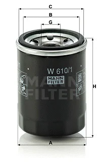 MANN-FILTER olajszűrő - W 610/1 - TothCarparts