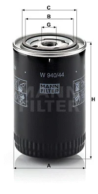 MANN-FILTER olajszűrő - W 940/44 - TothCarparts