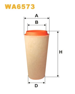 WIX FILTERS légszűrő - WA6573 - TothCarparts