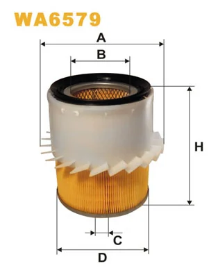 WIX FILTERS légszűrő - WA6579 - TothCarparts
