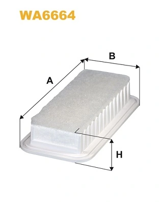 WIX FILTERS légszűrő - WA6664 - TothCarparts