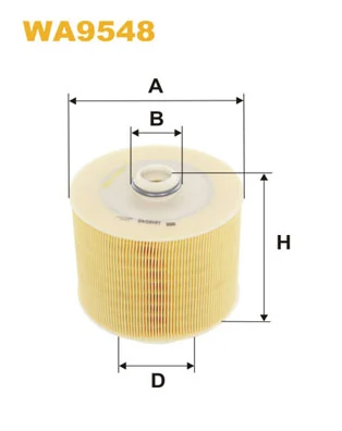 WIX FILTERS légszűrő - WA9548 - TothCarparts