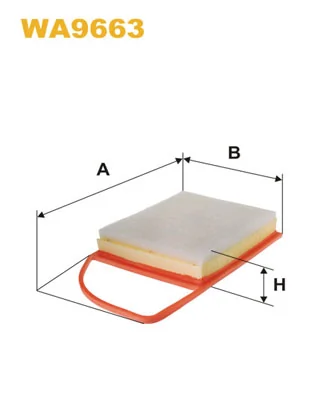 WIX FILTERS légszűrő - WA9663 - TothCarparts
