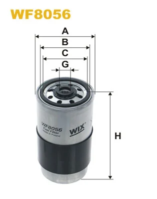 WIX FILTERS Üzemanyagszűrő - WF8056 - TothCarparts