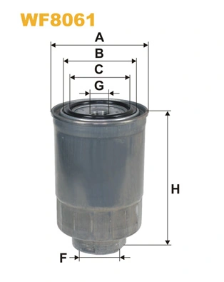 WIX FILTERS Üzemanyagszűrő - WF8061 - TothCarparts