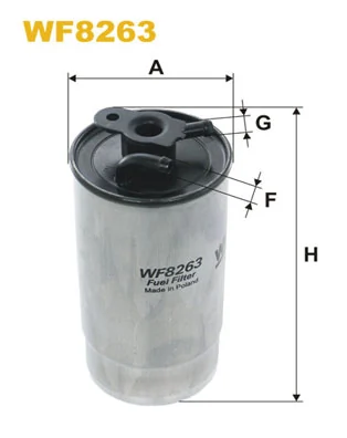 WIX FILTERS Üzemanyagszűrő - WF8263 - TothCarparts