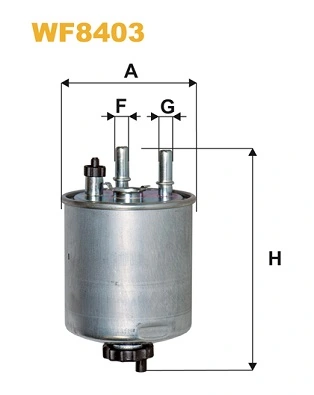WIX FILTERS Üzemanyagszűrő - WF8403 - TothCarparts