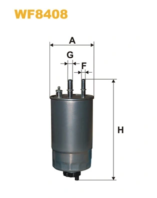 WIX FILTERS Üzemanyagszűrő - WF8408 - TothCarparts