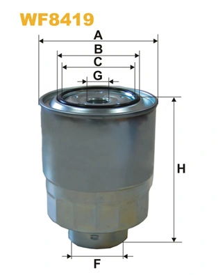 WIX FILTERS Üzemanyagszűrő - WF8419 - TothCarparts